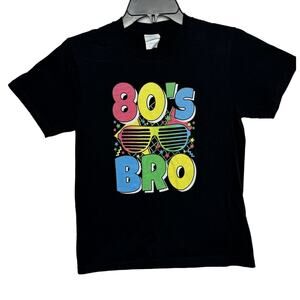 I Love The 80’s Youth Girls Medium (09-10 ) Black T-Shirt Graphic Tee Top